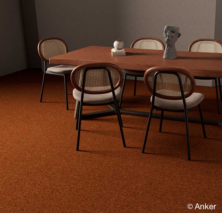 Bodenbeläge & Objektflooring - flauschiger Teppichboden in einem warmen Braunton Bodenbeläge & Objektflooring - flauschiger
Teppichboden in einem warmen Braunton