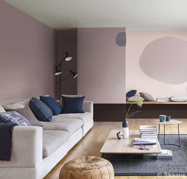 Elegante Innenraumgestaltung in Rose Elegante Innenraumgestaltung in Rose